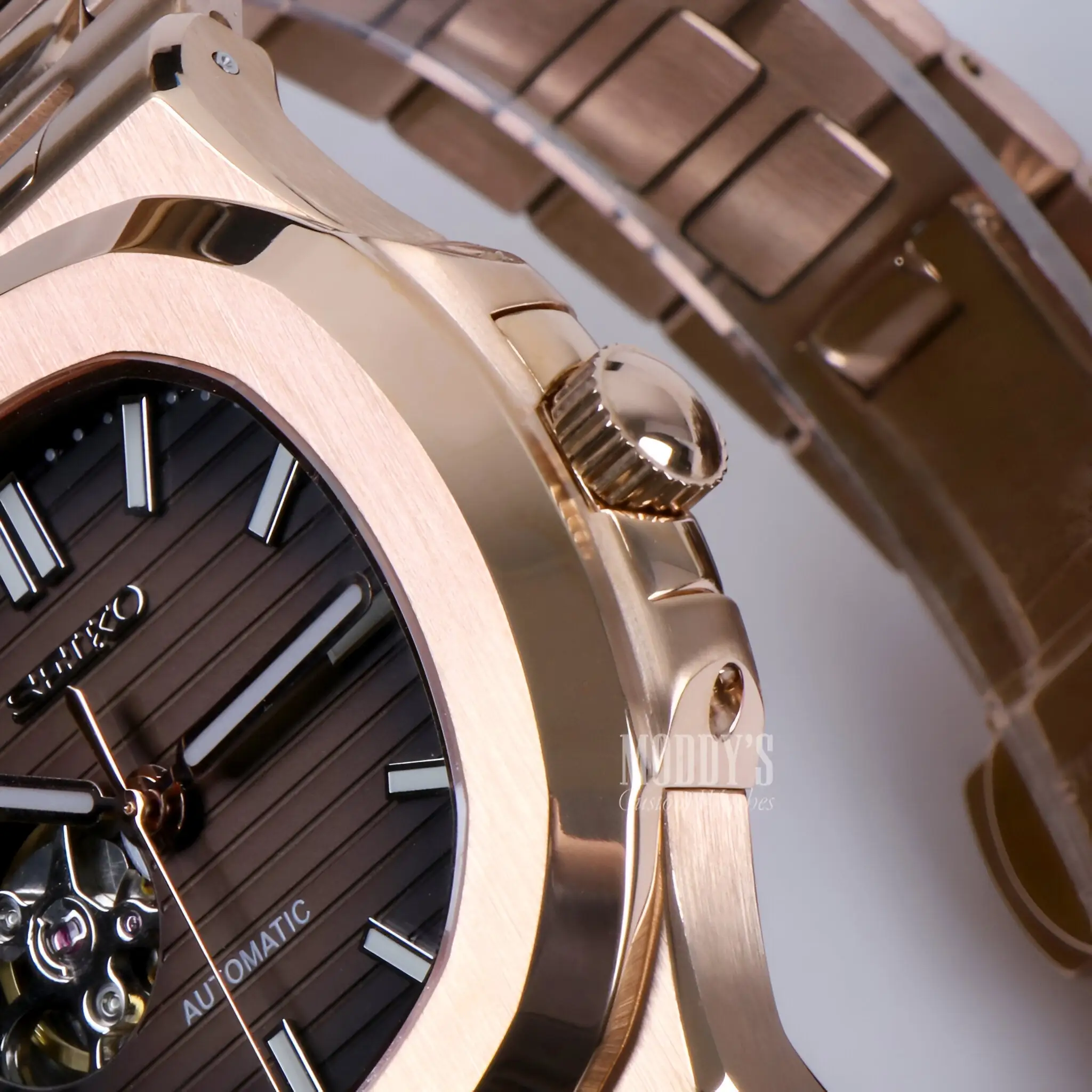 Nautiko | Rose Gold Chocolate Open Heart - Image 4