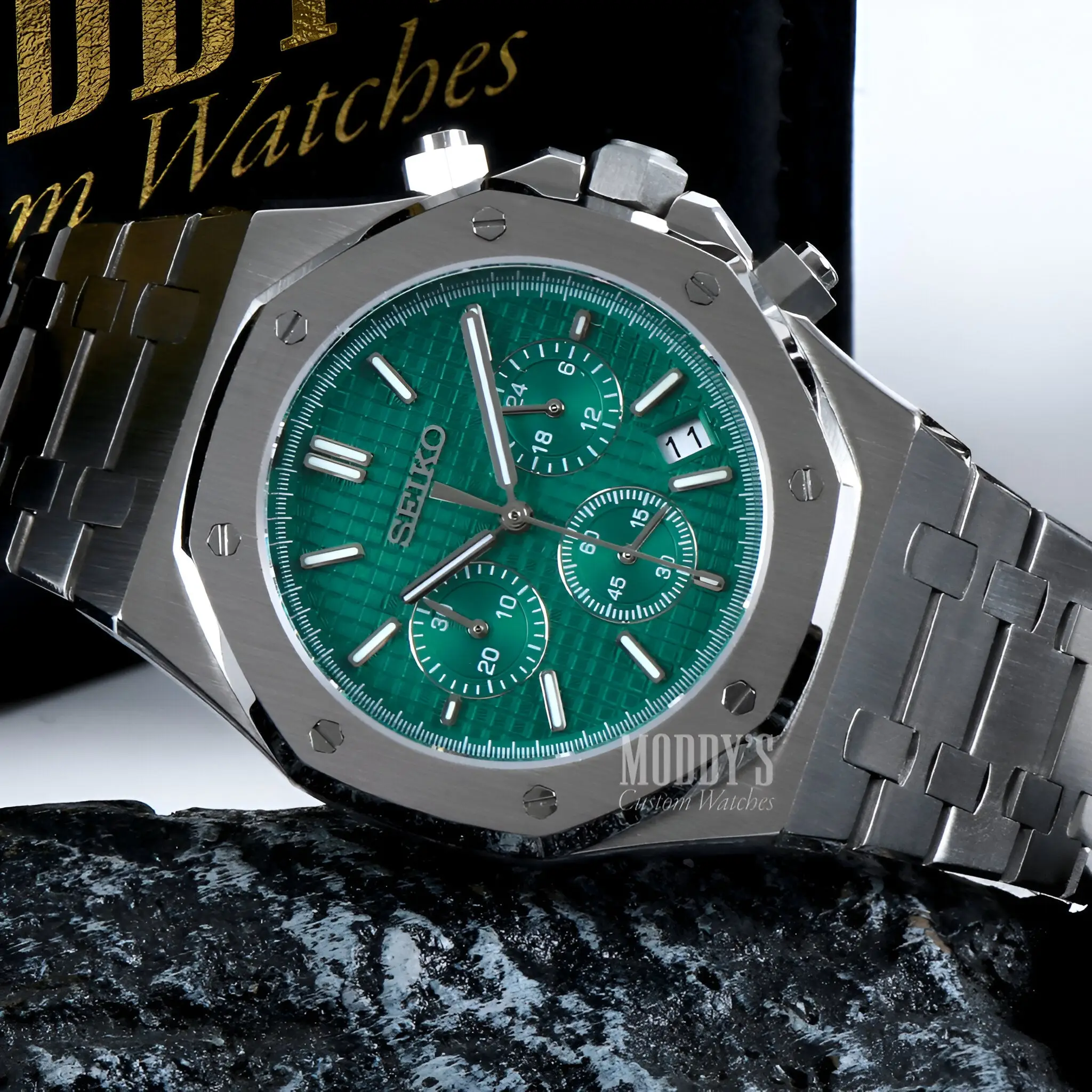 Royal Seikoak | Chrono Green - Image 10