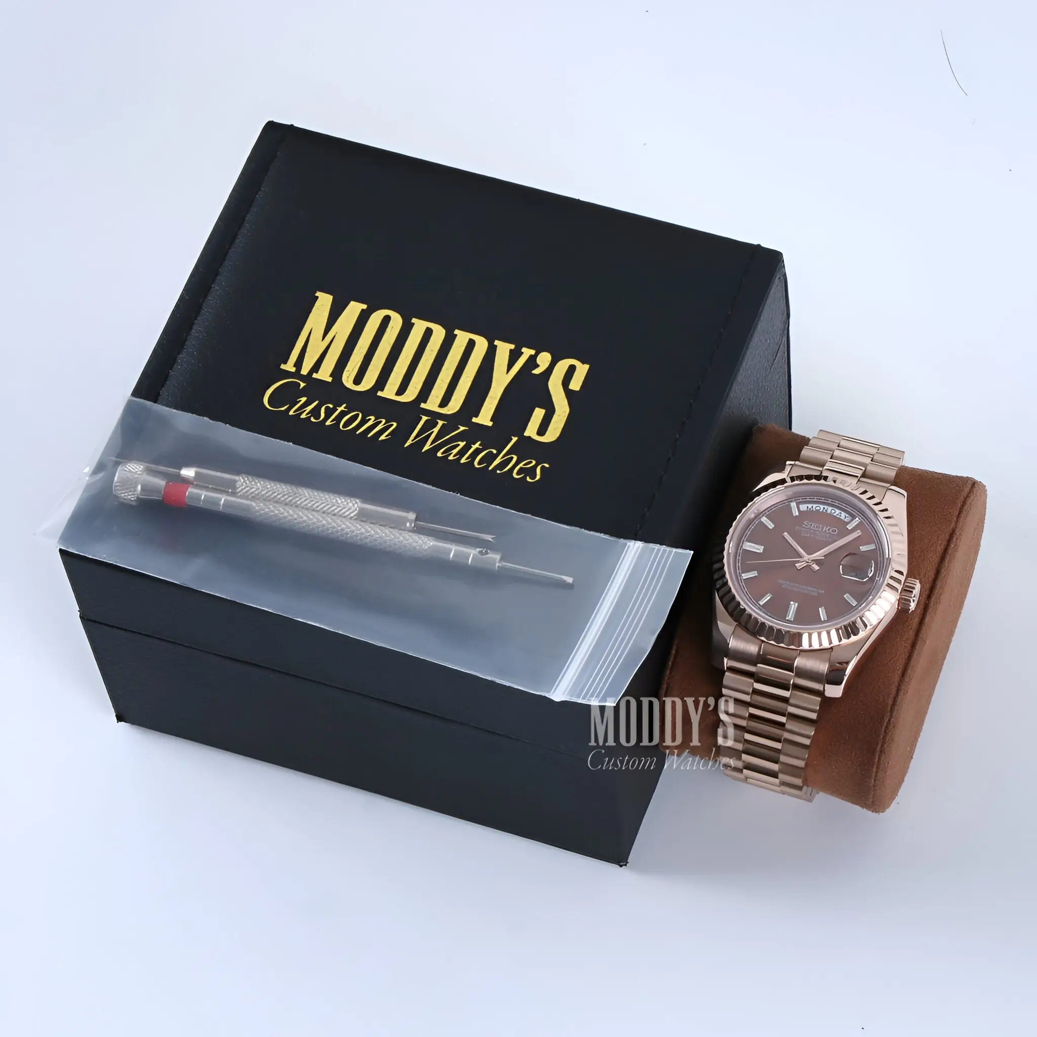 Seikojust | Daydate Rose Gold Chocolate - Image 7