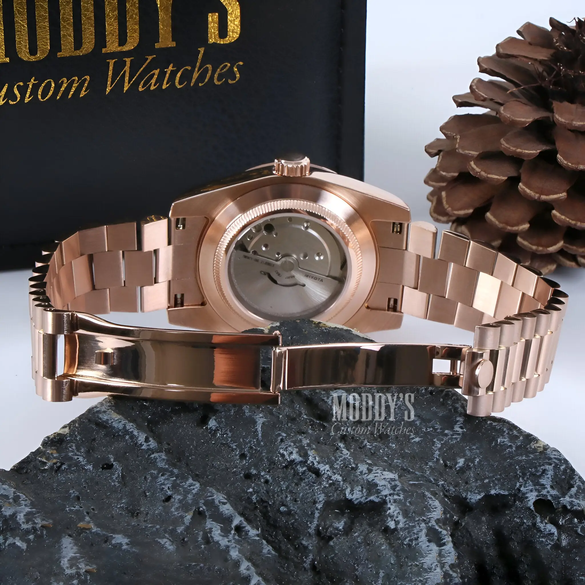 Seikojust | Daydate Rose Gold Chocolate - Image 9